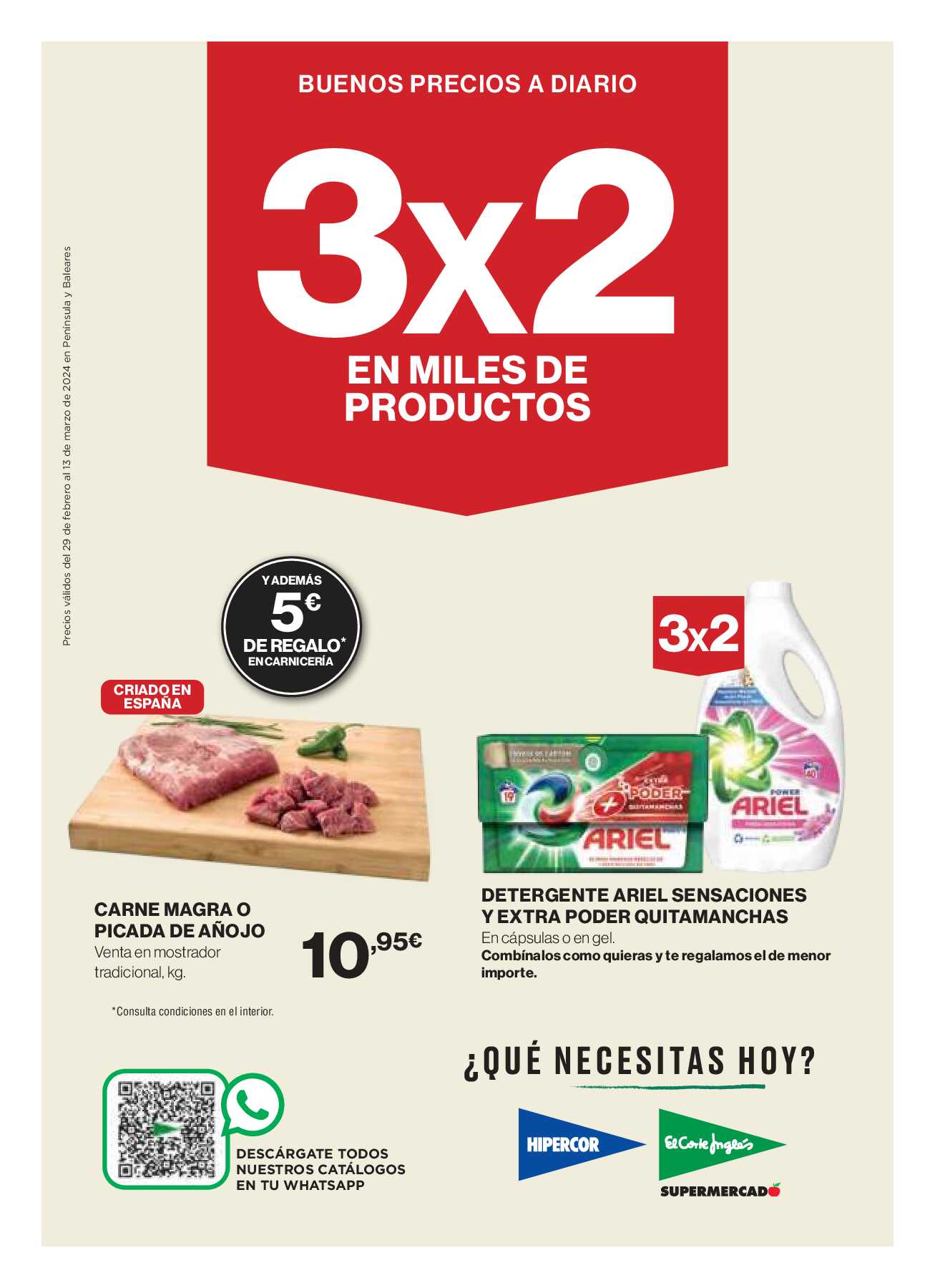 3x2 en miles de productos El Corte Inglés. Página 01