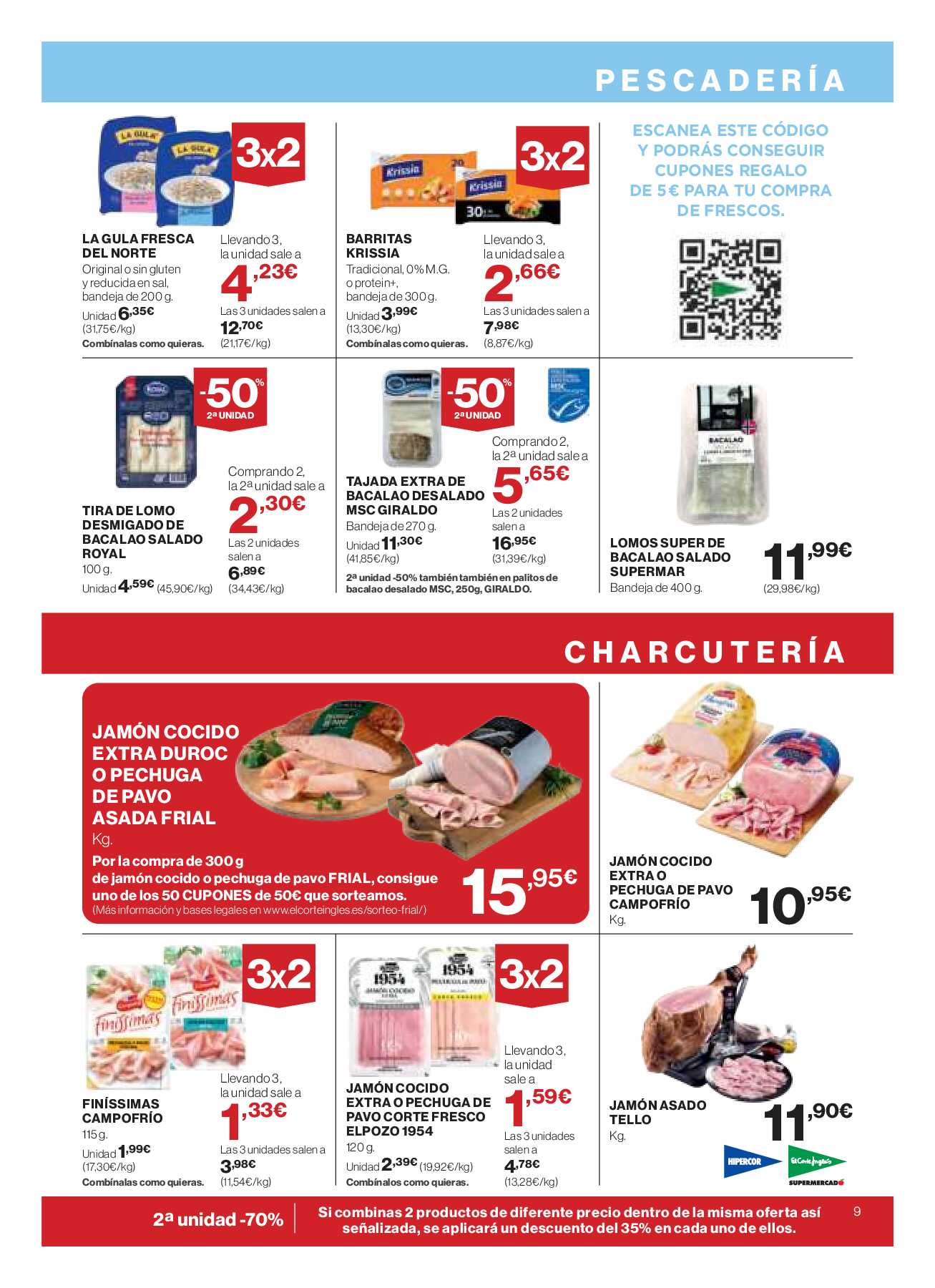 3x2 en miles de productos El Corte Inglés. Página 09