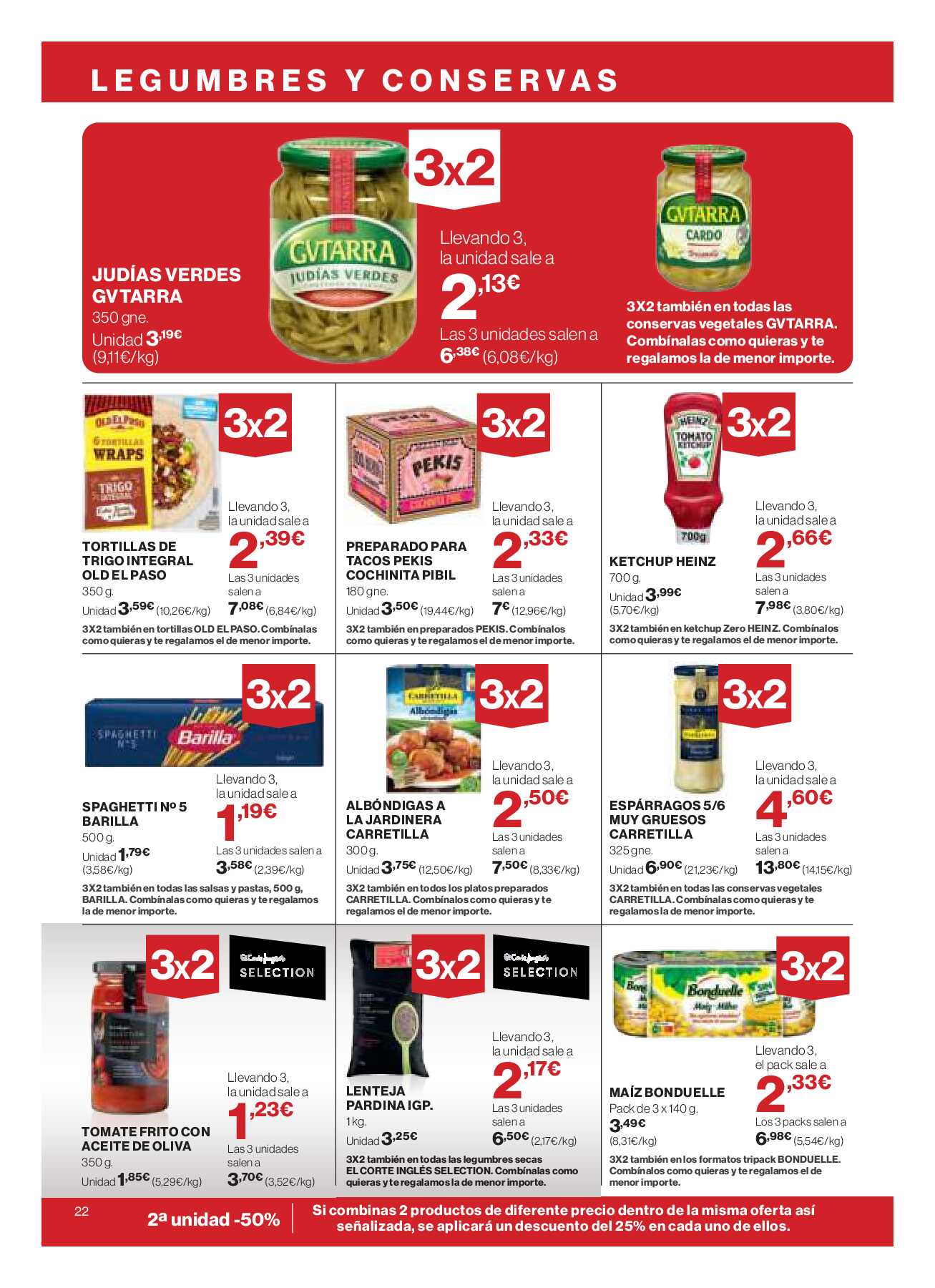 3x2 en miles de productos El Corte Inglés. Página 24