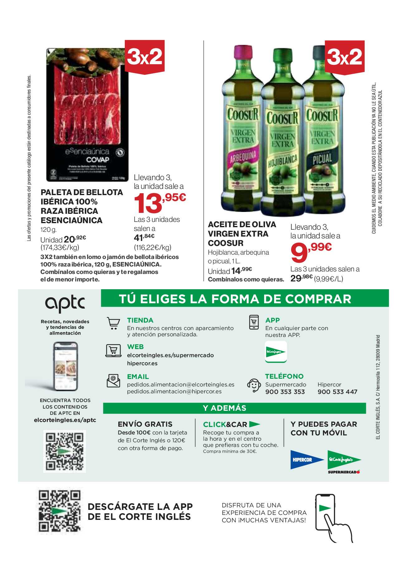 3x2 en miles de productos El Corte Inglés. Página 40