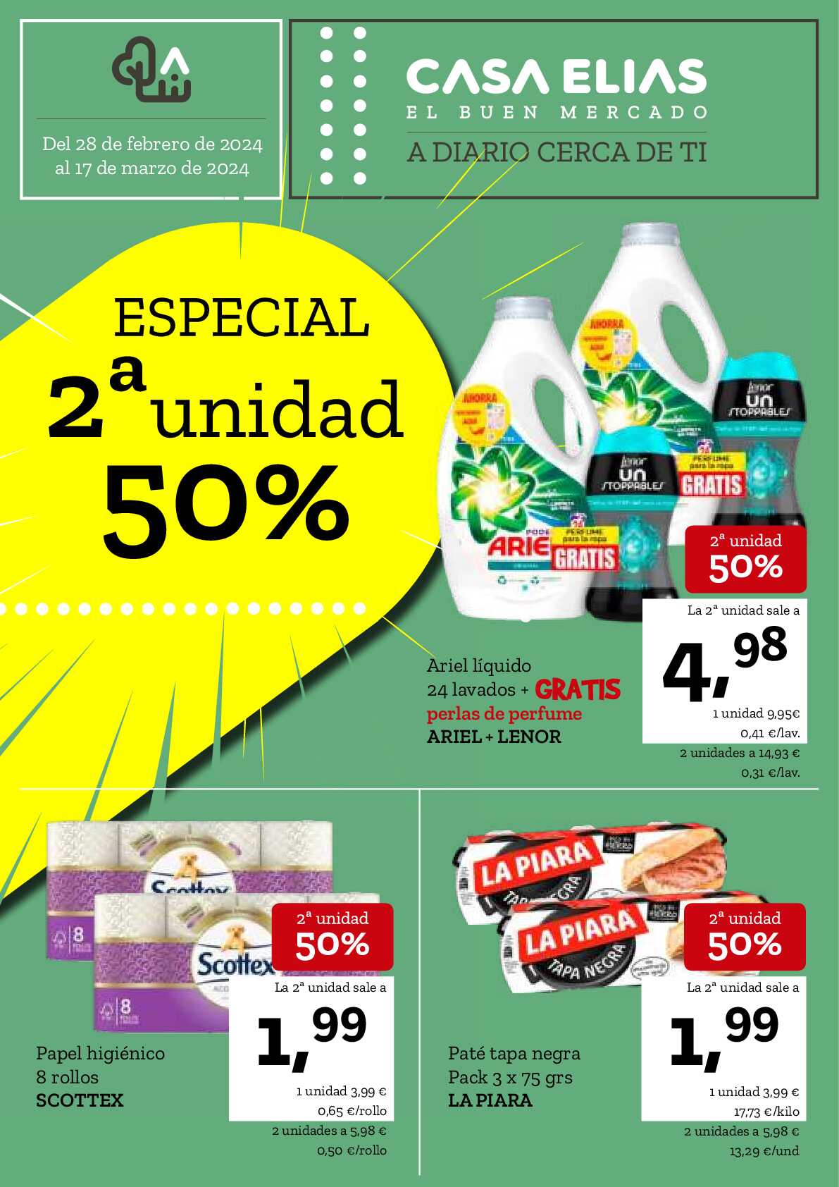 Especial 2ª unidad al -50% Casa Elías. Página 01