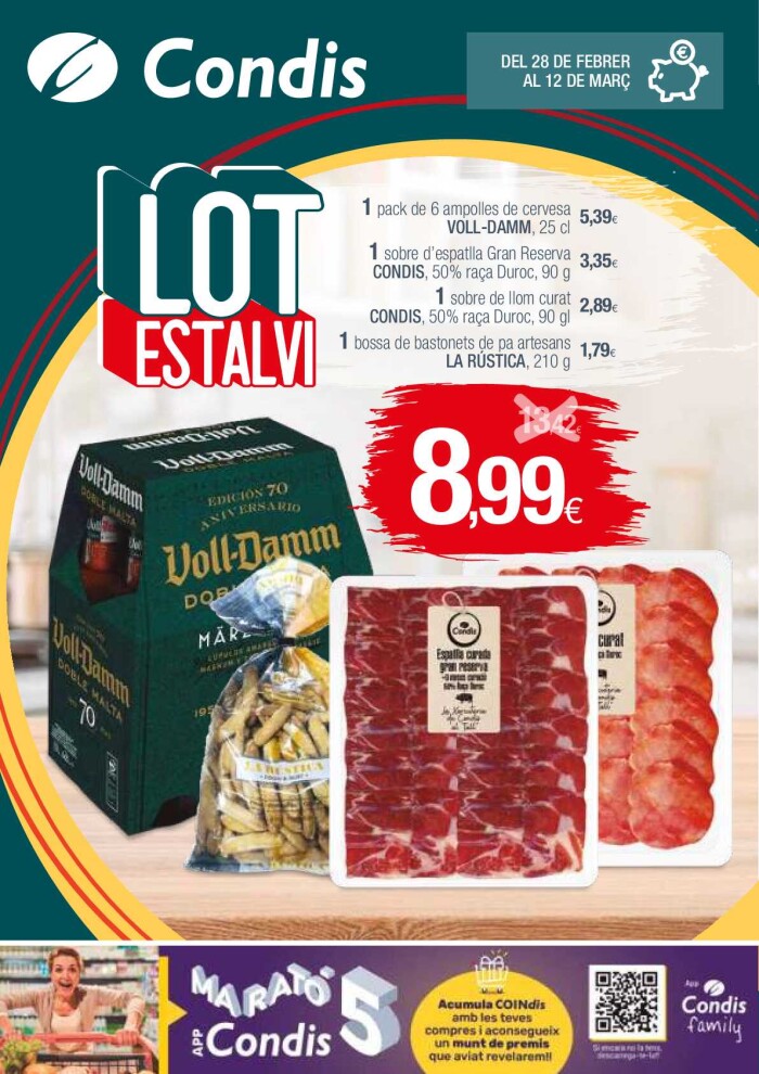 Folleto quincenal Condis. Página de portada