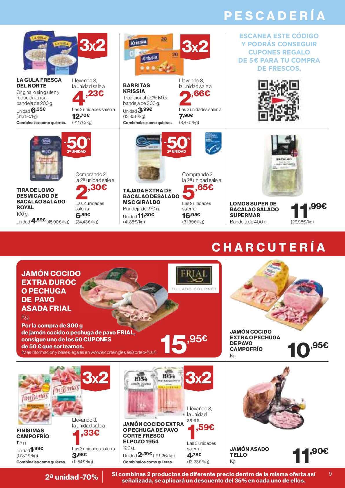 3x2 en miles de productos Supercor. Página 09