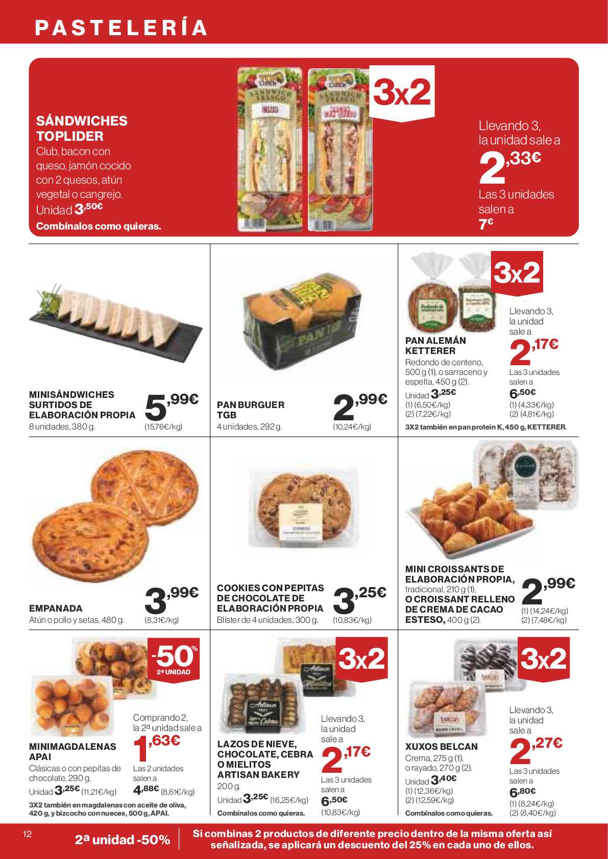 3x2 en miles de productos Supercor. Página 12