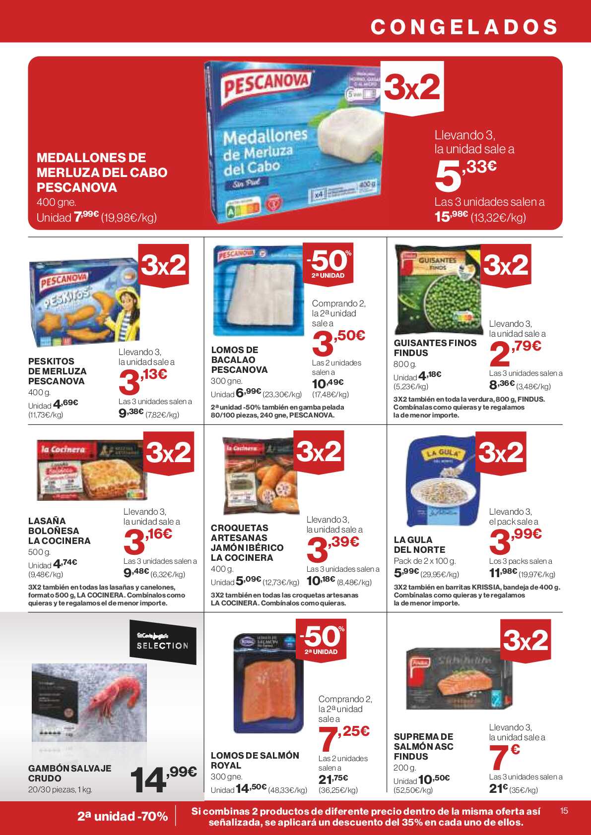 3x2 en miles de productos Supercor. Página 15