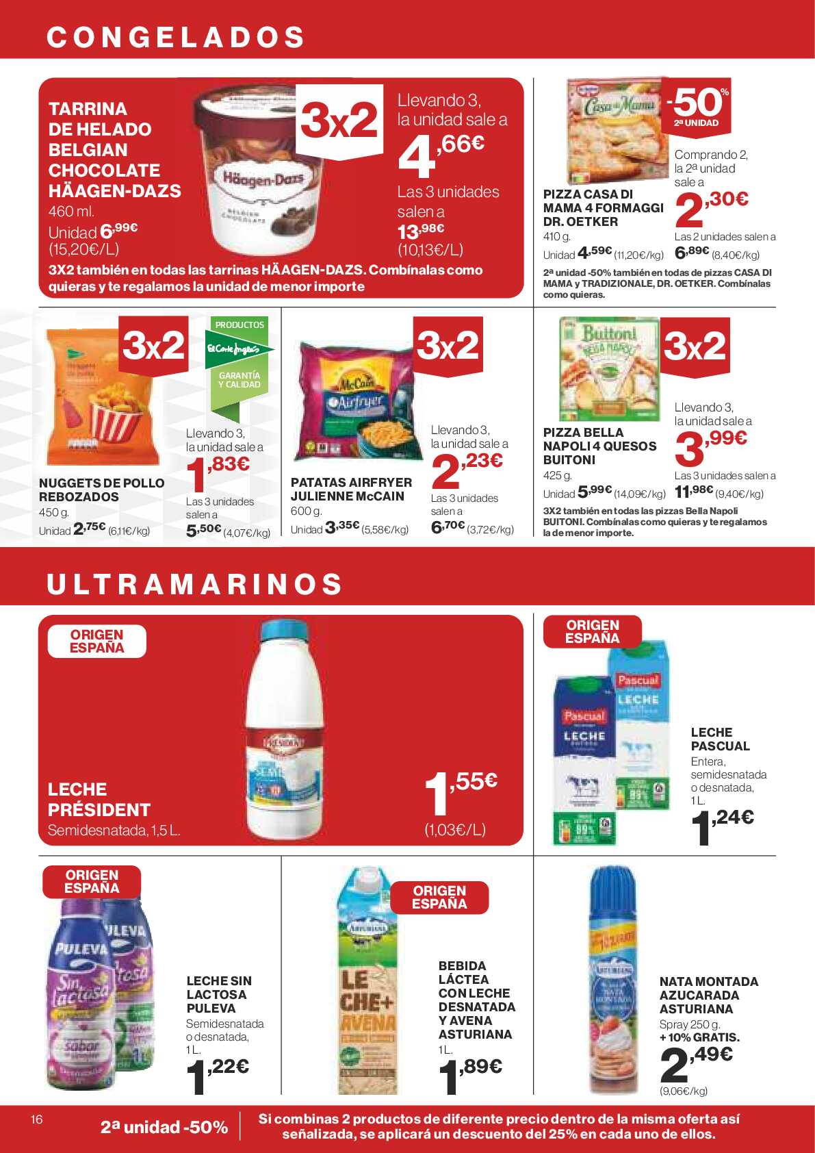 3x2 en miles de productos Supercor. Página 16