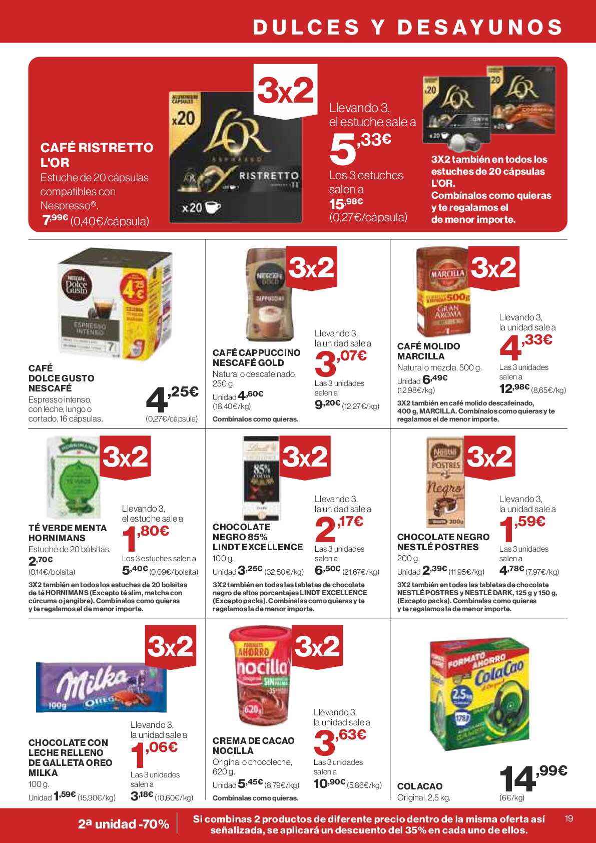 3x2 en miles de productos Supercor. Página 19