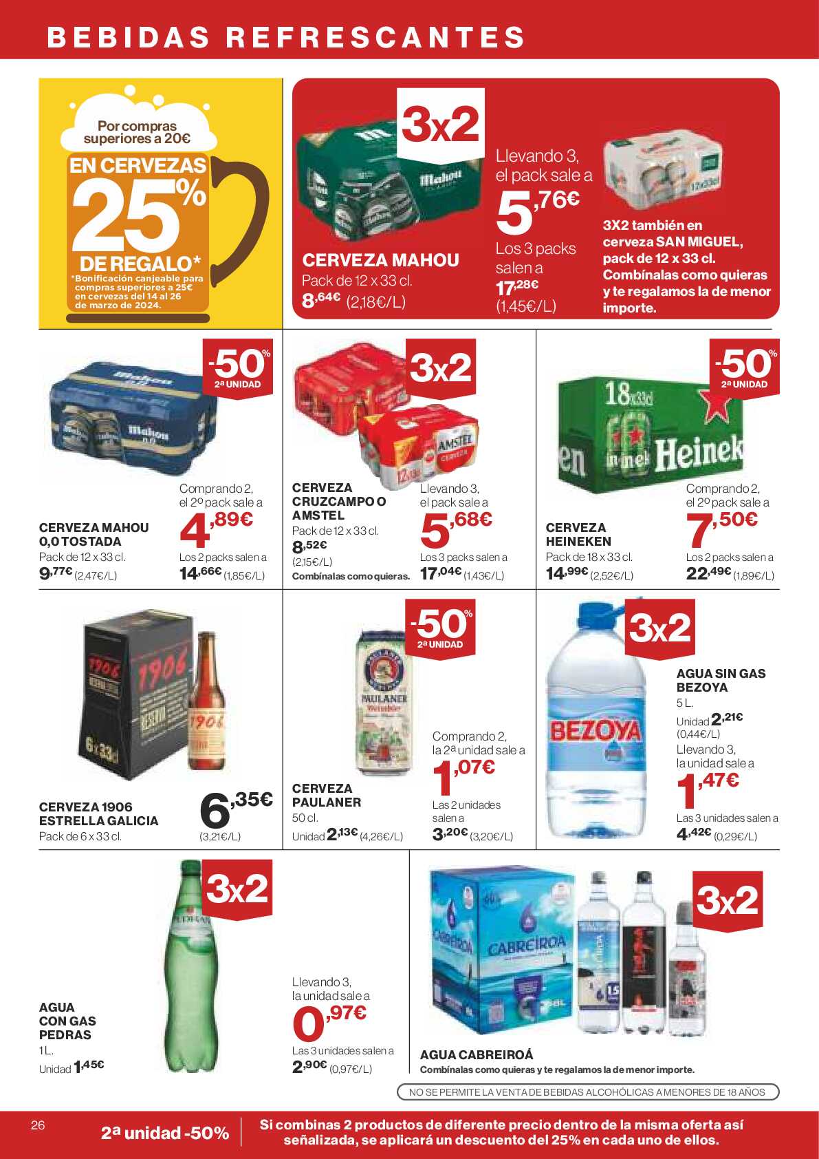 3x2 en miles de productos Supercor. Página 26