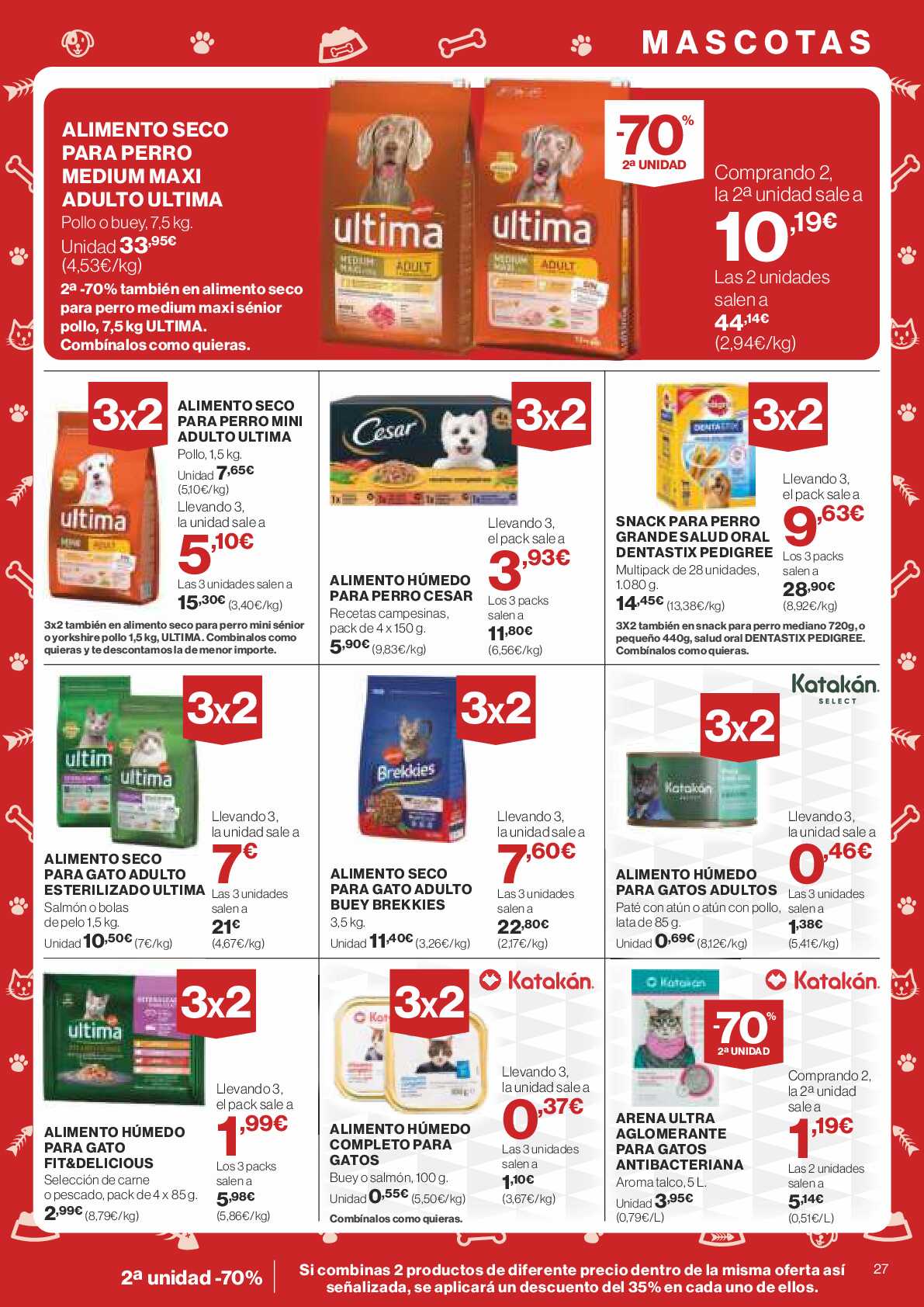3x2 en miles de productos Supercor. Página 27