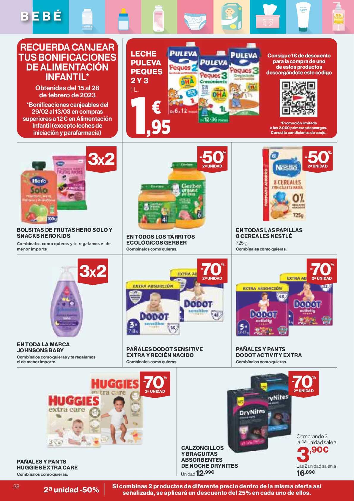 3x2 en miles de productos Supercor. Página 28