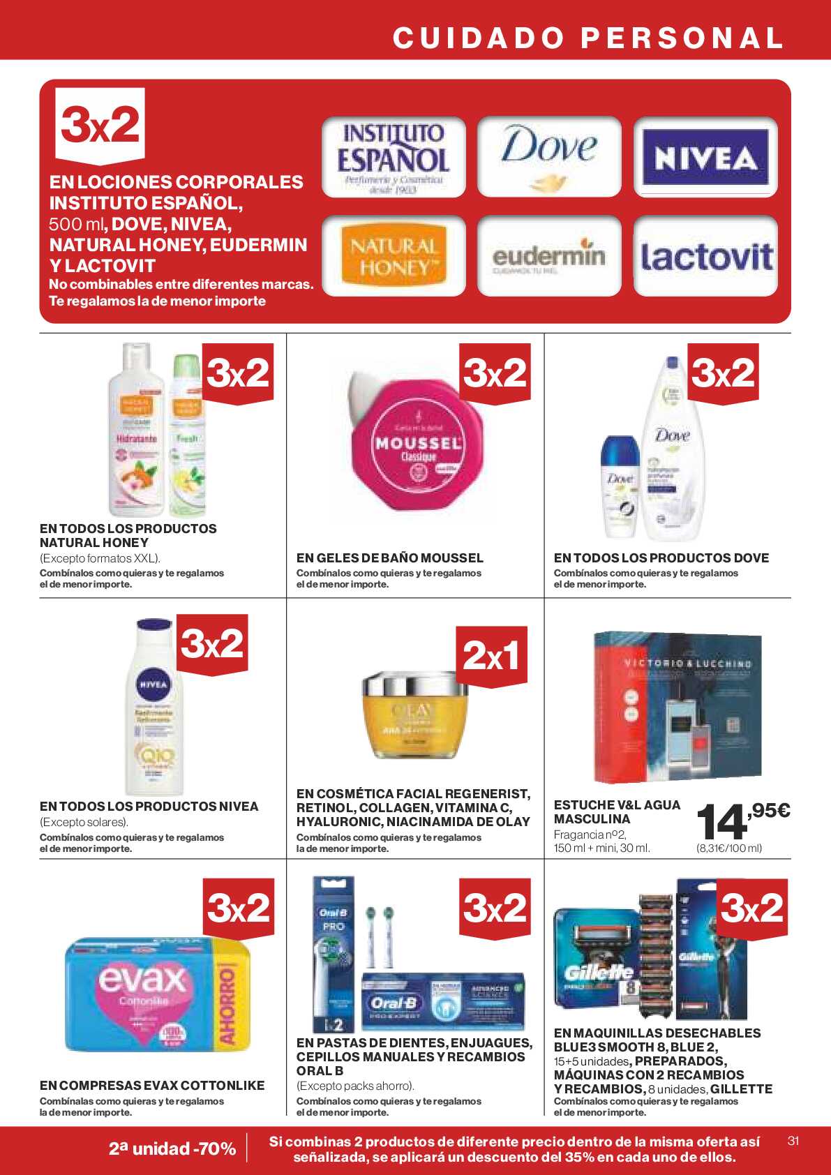 3x2 en miles de productos Supercor. Página 31