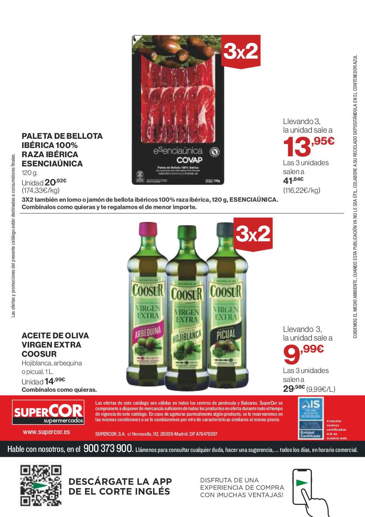 3x2 en miles de productos Supercor. Página 32