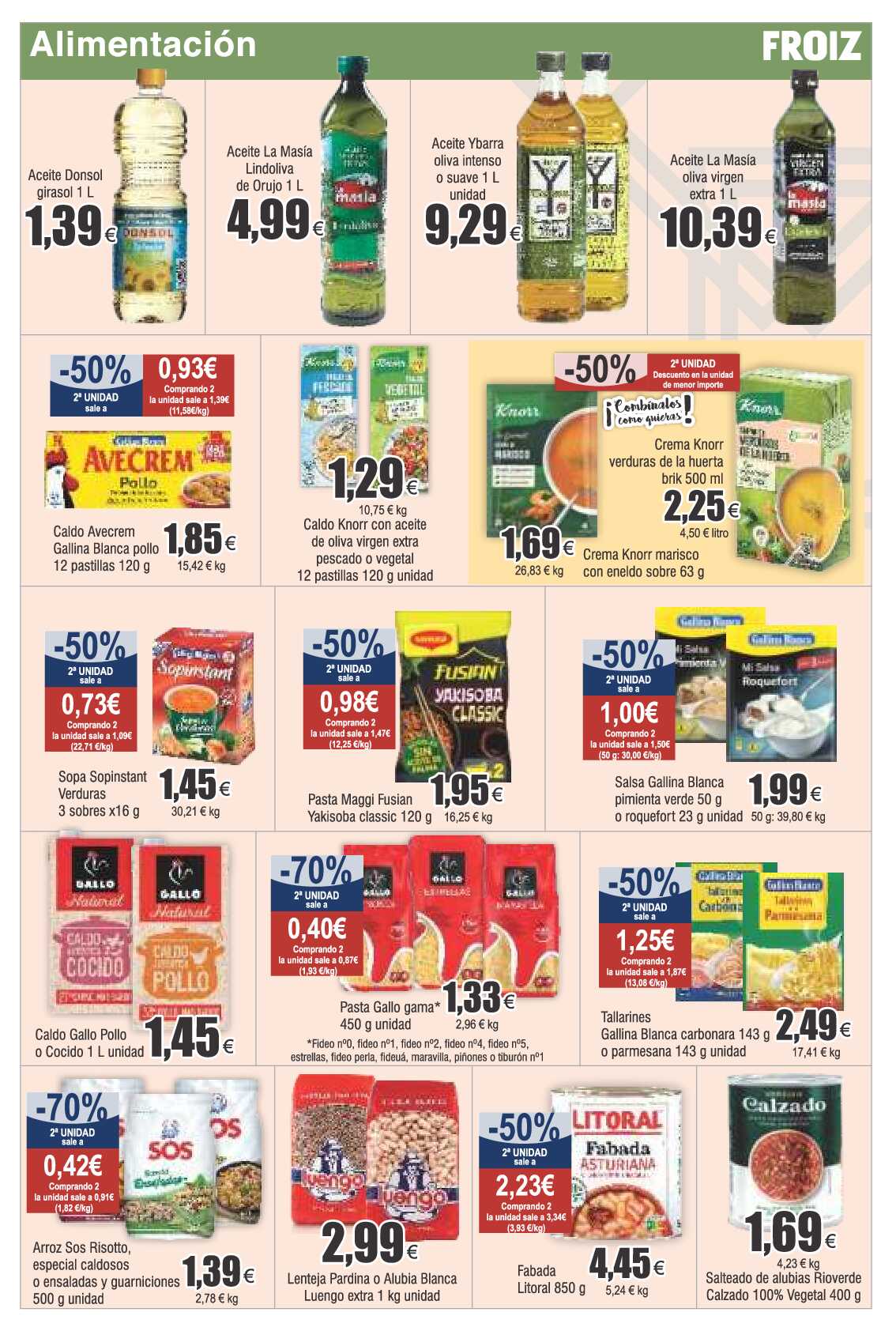 Folleto ofertas Froiz. Página 08