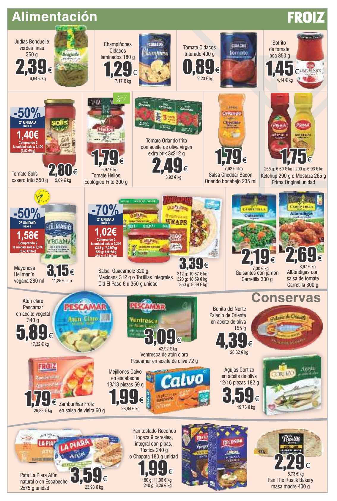 Folleto ofertas Froiz. Página 09