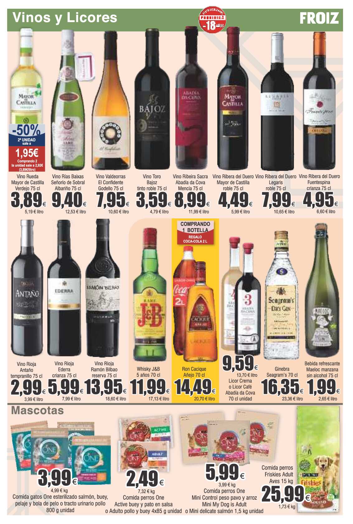 Folleto ofertas Froiz. Página 14