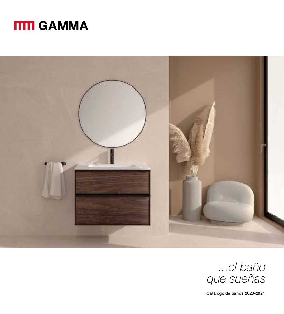 Catálogo de baños Gamma. Página 01