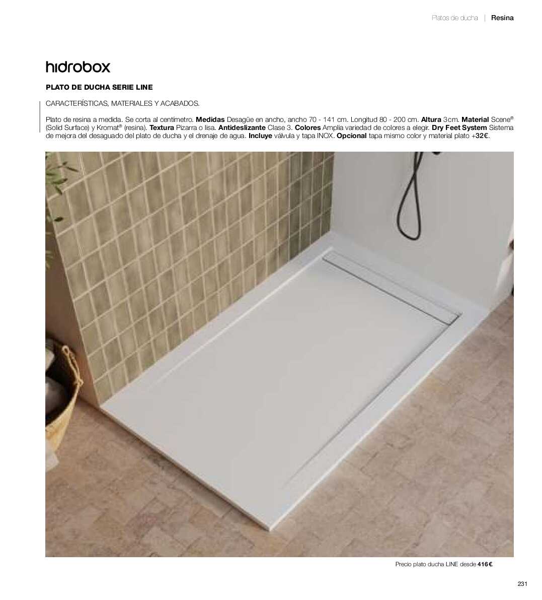Catálogo de baños Gamma. Página 230
