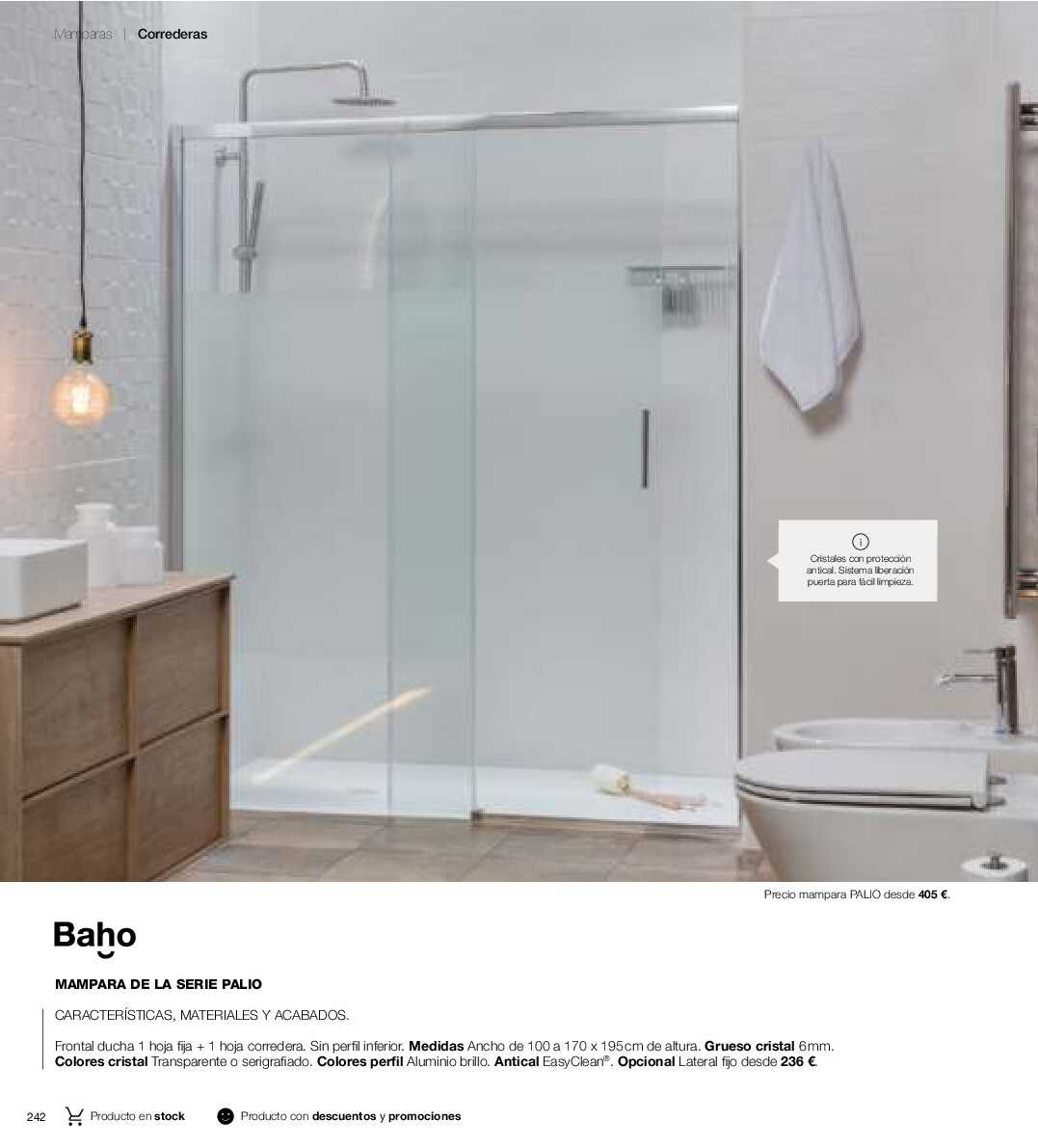Catálogo de baños Gamma. Página 241