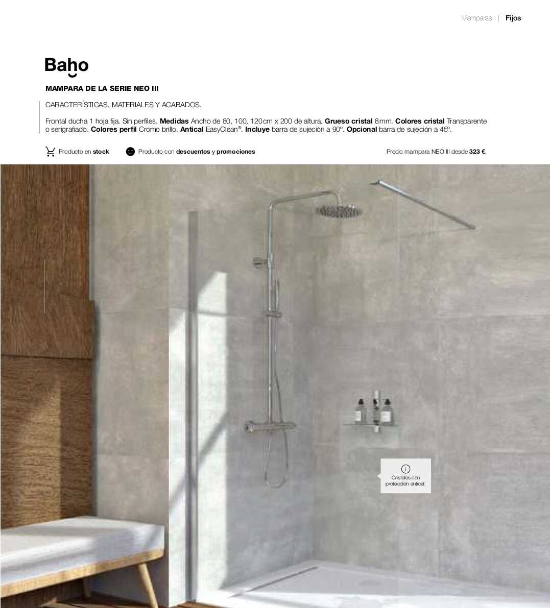 Catálogo de baños Gamma. Página 254