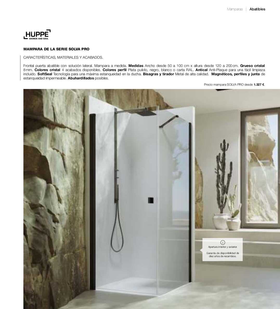 Catálogo de baños Gamma. Página 262