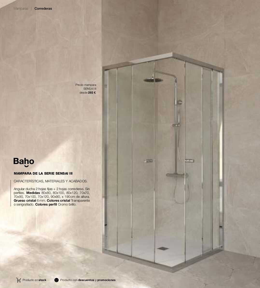 Catálogo de baños Gamma. Página 263