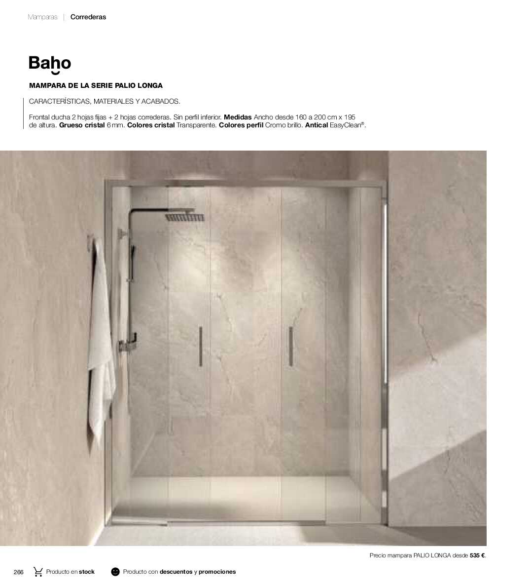 Catálogo de baños Gamma. Página 265