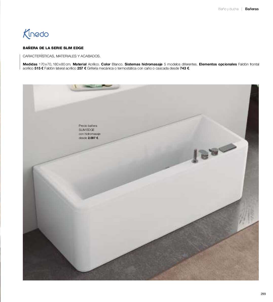 Catálogo de baños Gamma. Página 298