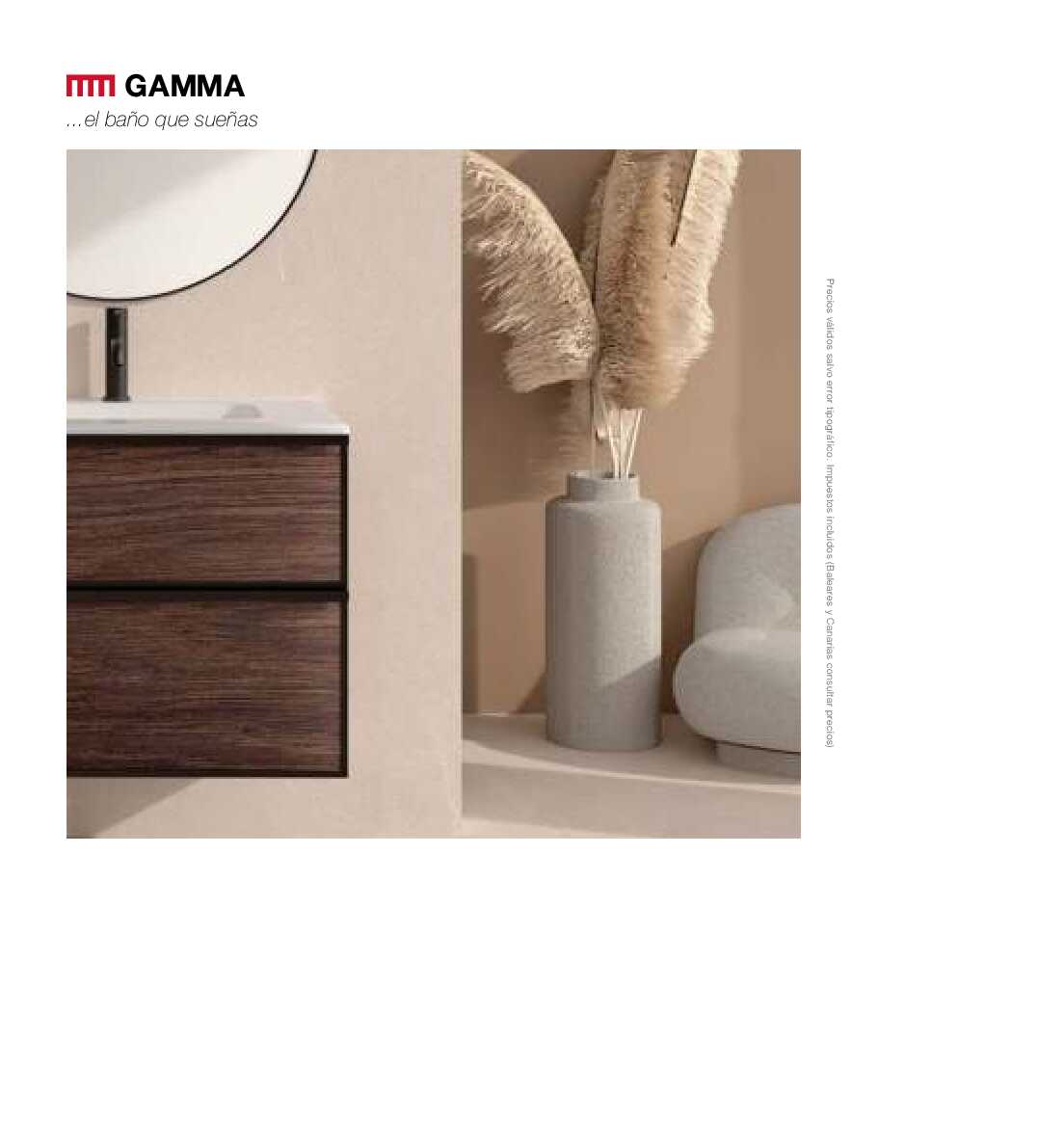 Catálogo de baños Gamma. Página 362
