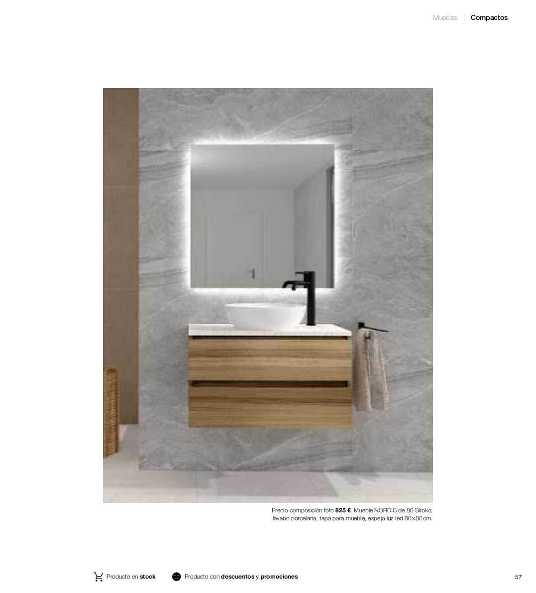 Catálogo de baños Gamma. Página 56