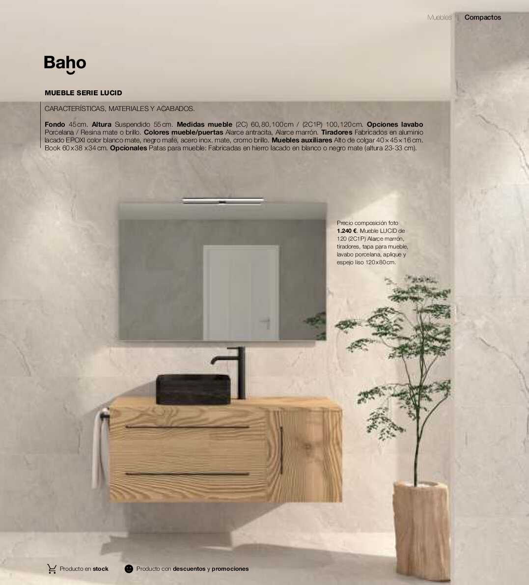 Catálogo de baños Gamma. Página 64