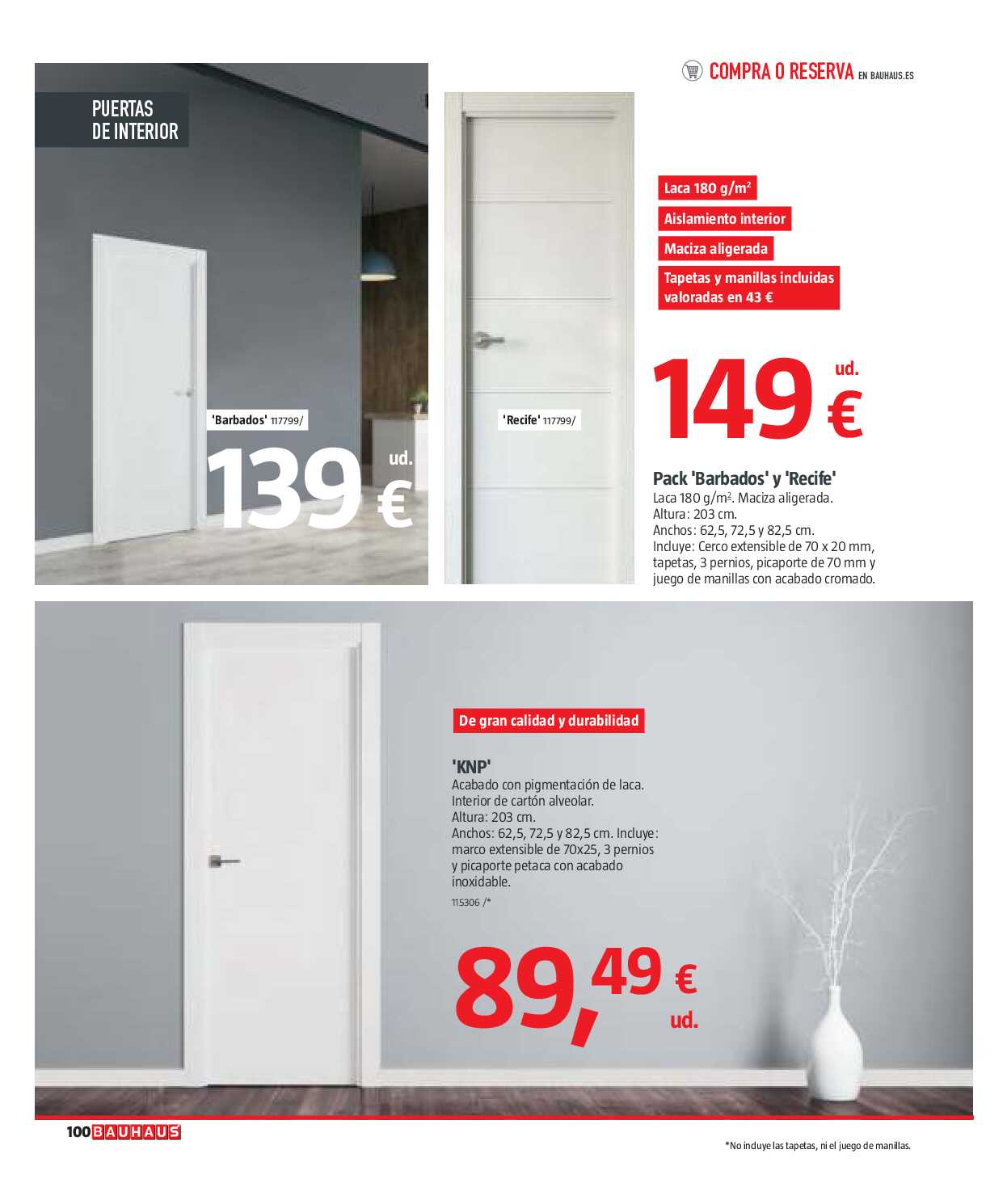 Reformas baños y cocina Bauhaus. Página 100