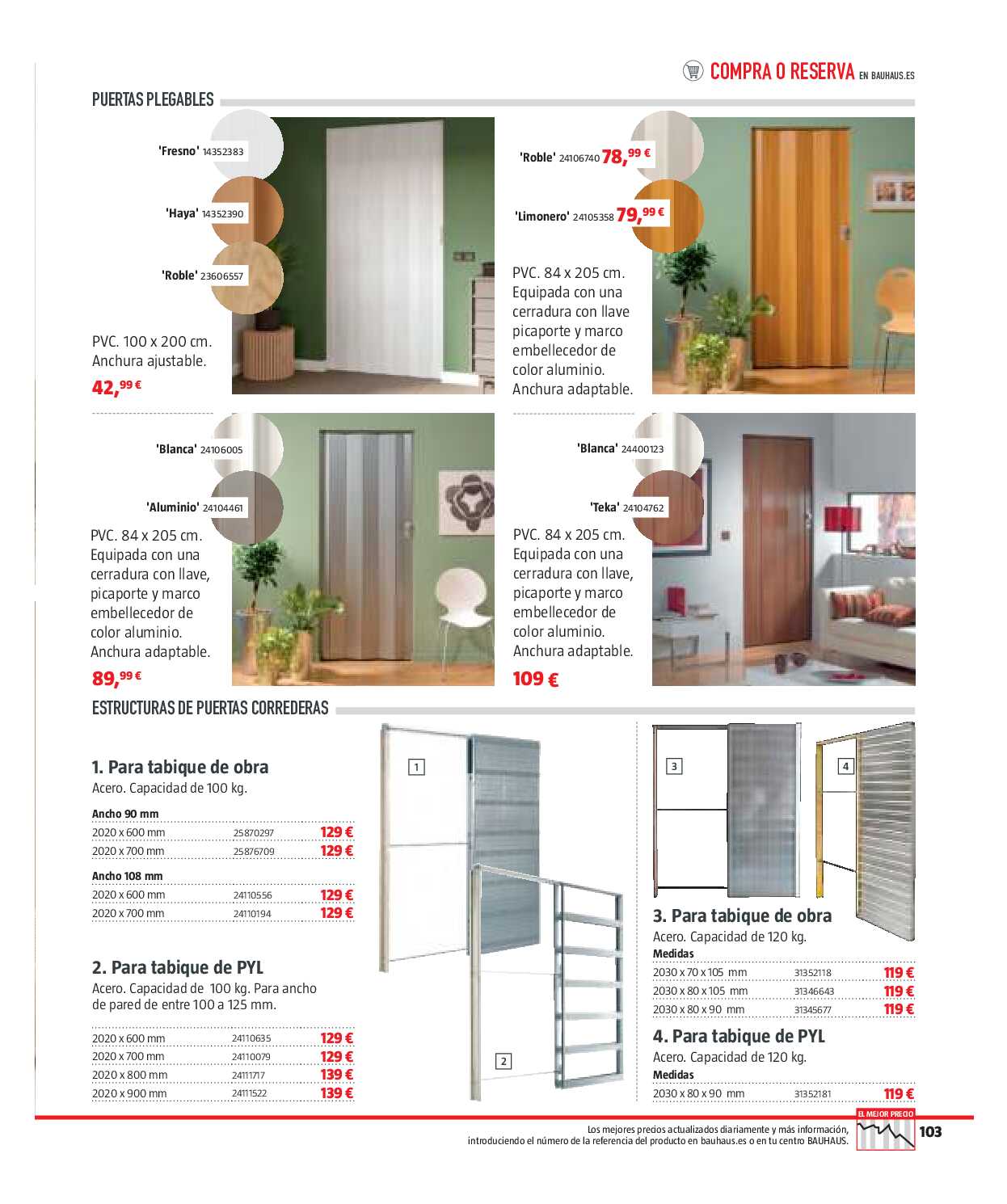 Reformas baños y cocina Bauhaus. Página 103