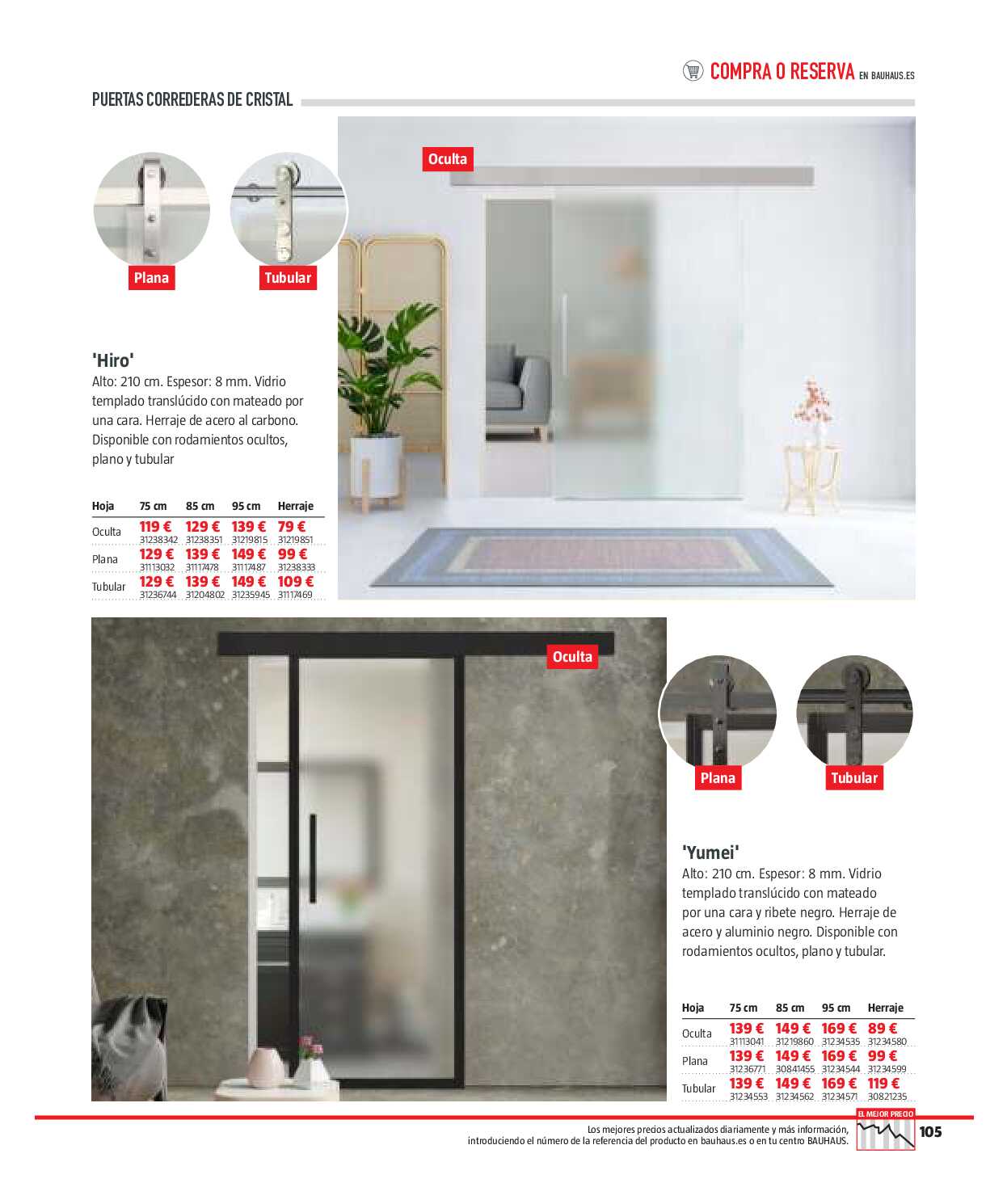 Reformas baños y cocina Bauhaus. Página 105