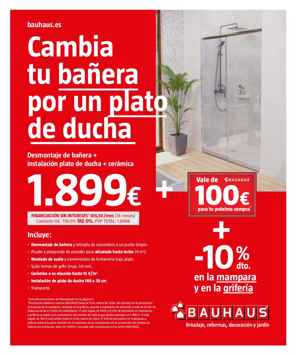 Reformas baños y cocina Bauhaus. Página 108