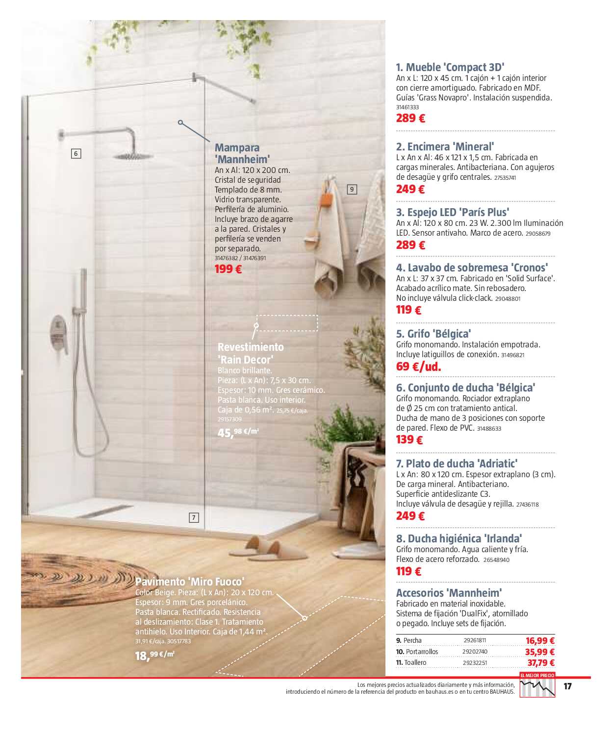 Reformas baños y cocina Bauhaus. Página 17