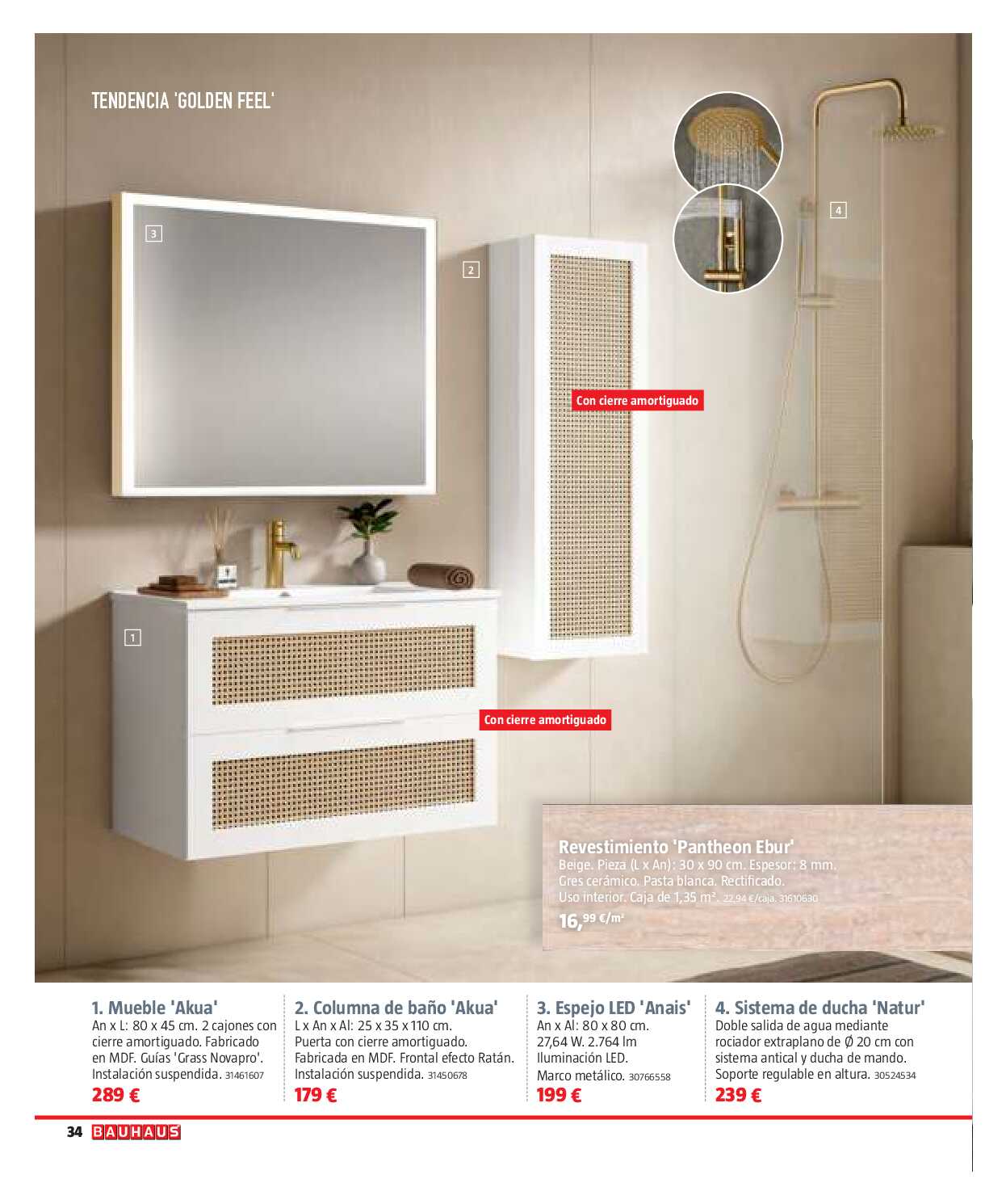 Reformas baños y cocina Bauhaus. Página 34