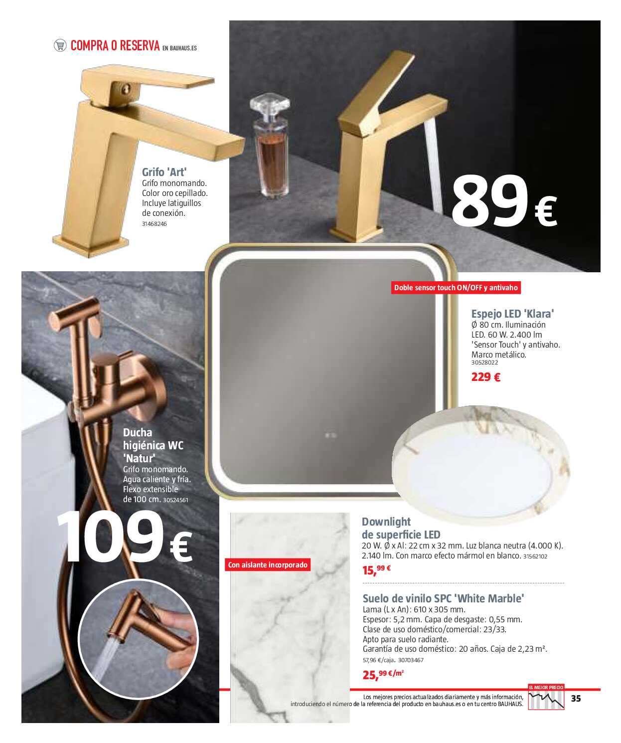 Reformas baños y cocina Bauhaus. Página 35