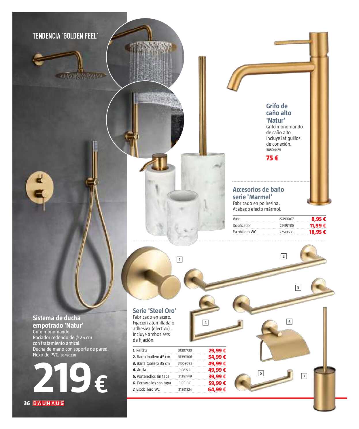 Reformas baños y cocina Bauhaus. Página 36