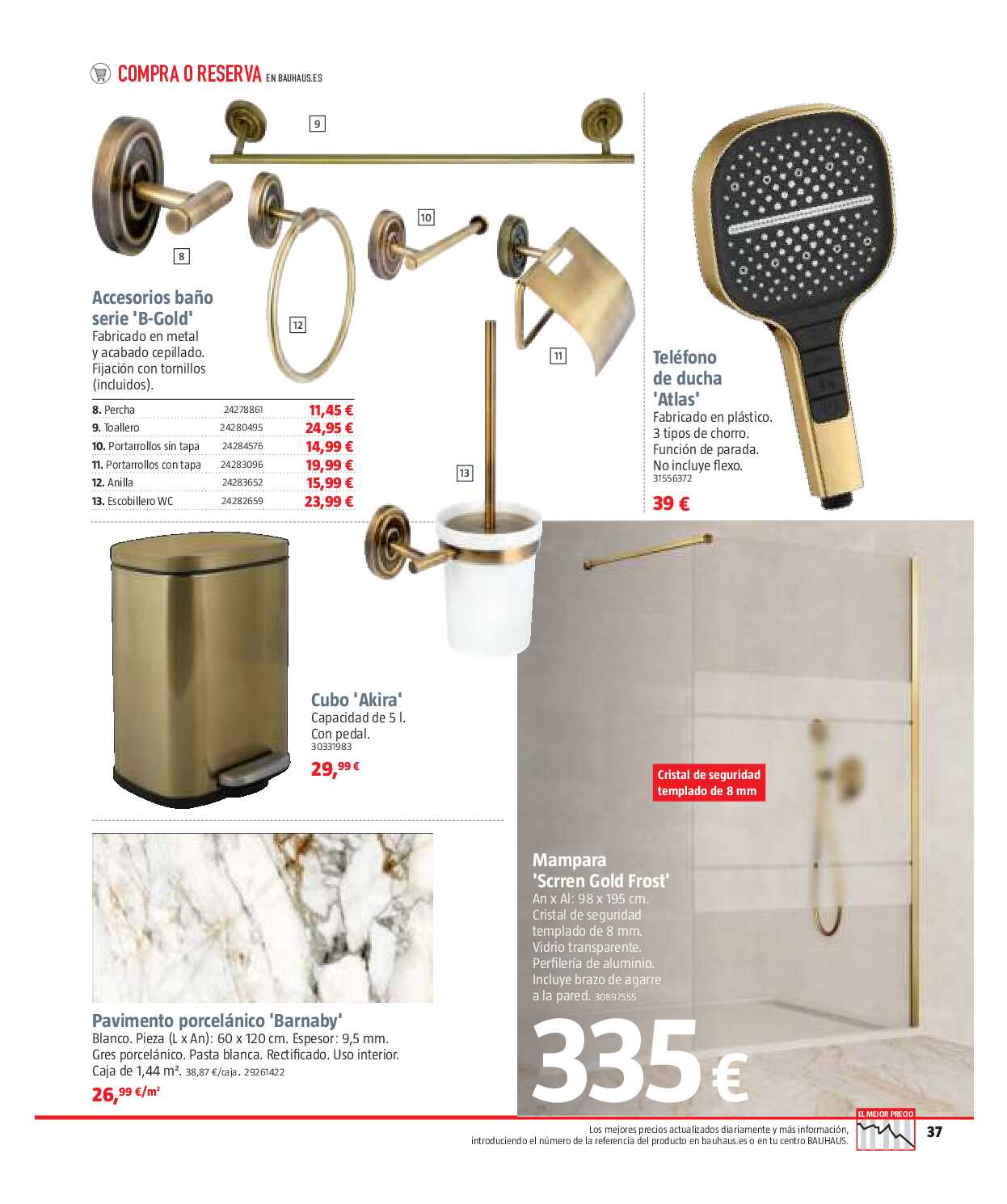 Reformas baños y cocina Bauhaus. Página 37