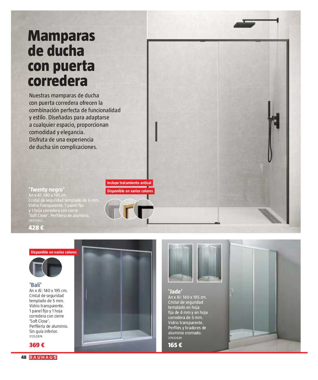 Reformas baños y cocina Bauhaus. Página 48