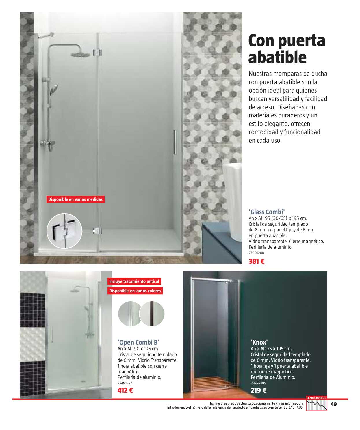 Reformas baños y cocina Bauhaus. Página 49
