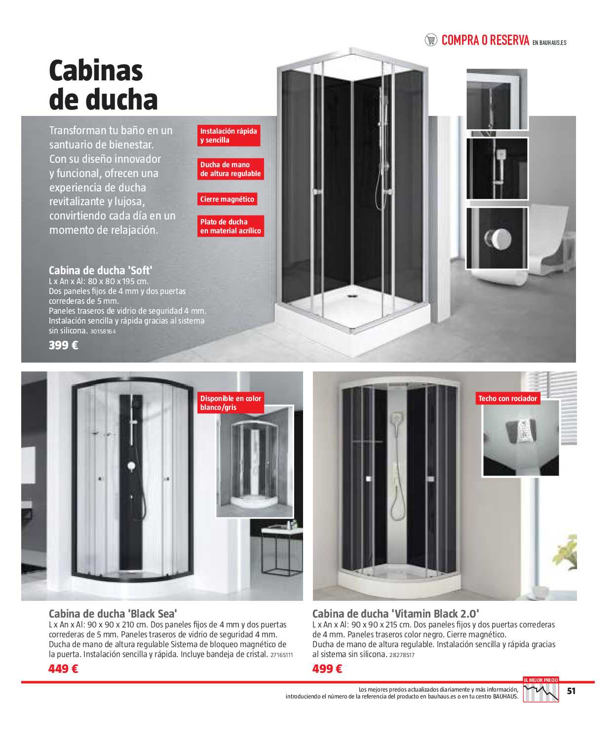 Reformas baños y cocina Bauhaus. Página 51