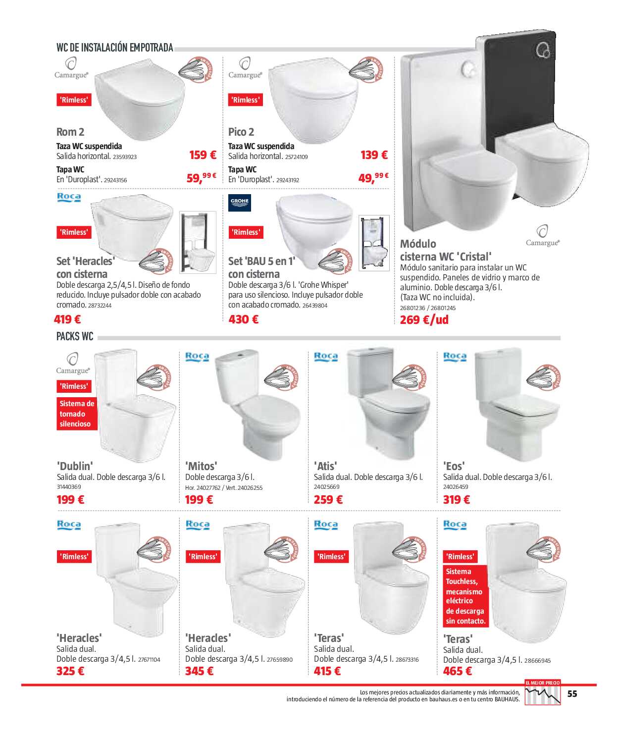 Reformas baños y cocina Bauhaus. Página 55
