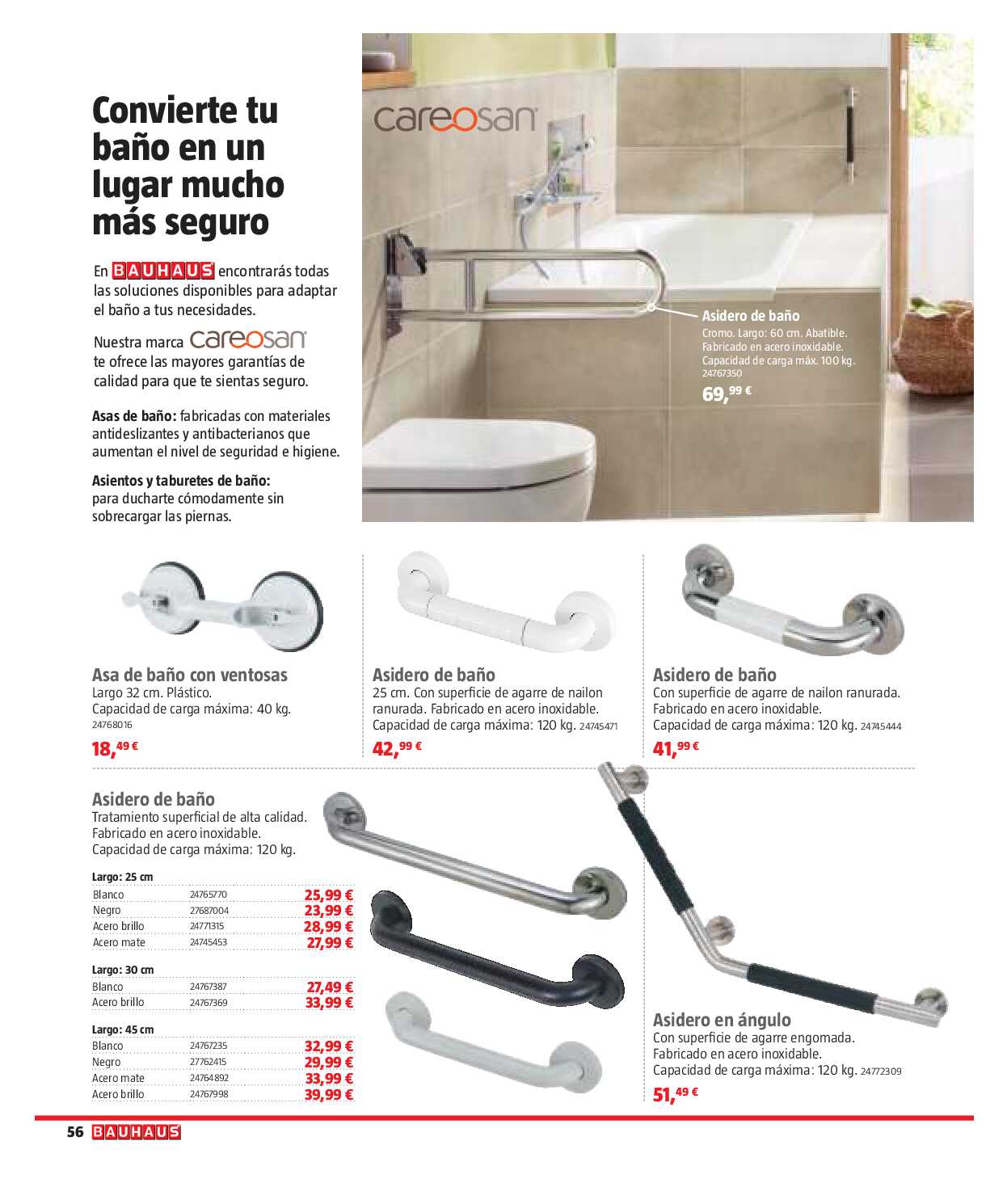 Reformas baños y cocina Bauhaus. Página 56