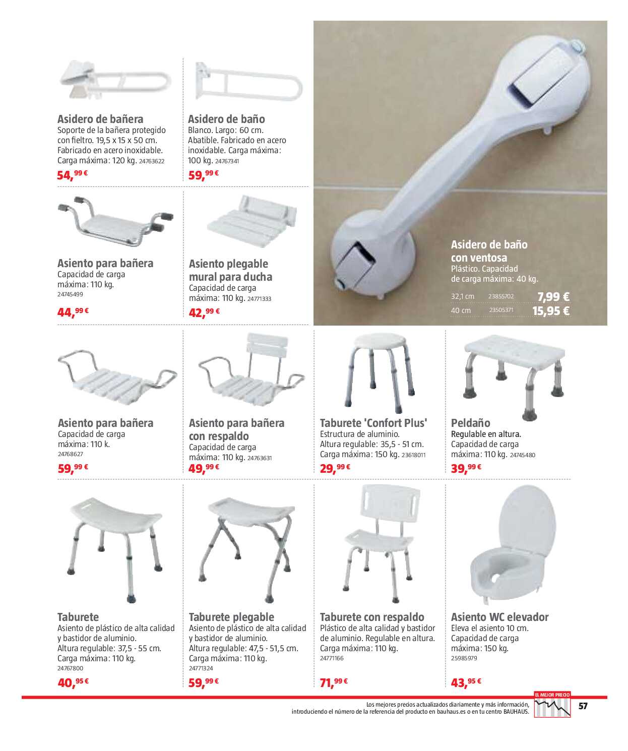 Reformas baños y cocina Bauhaus. Página 57