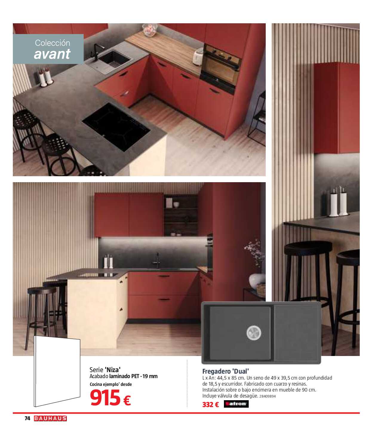 Reformas baños y cocina Bauhaus. Página 74
