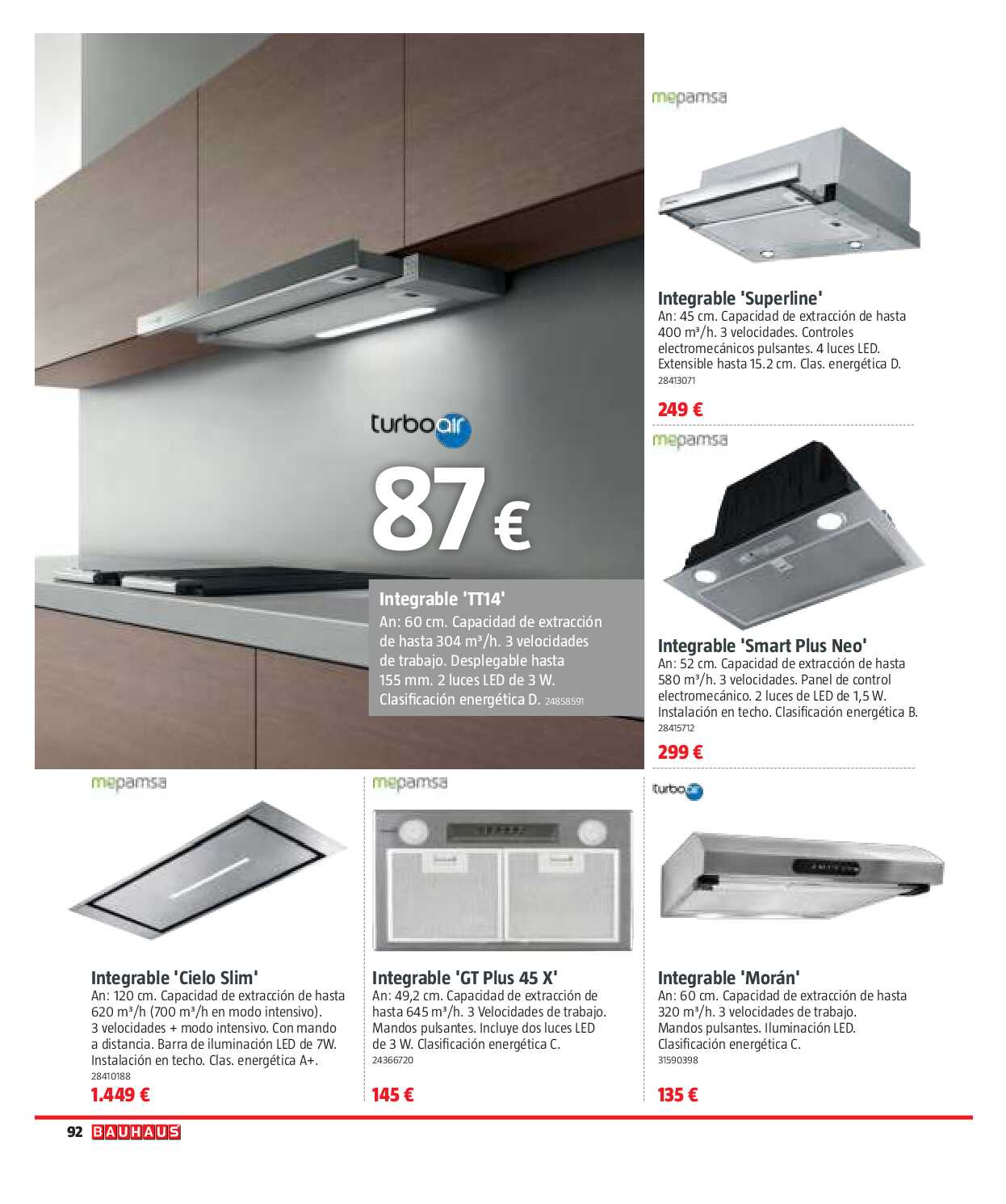 Reformas baños y cocina Bauhaus. Página 92
