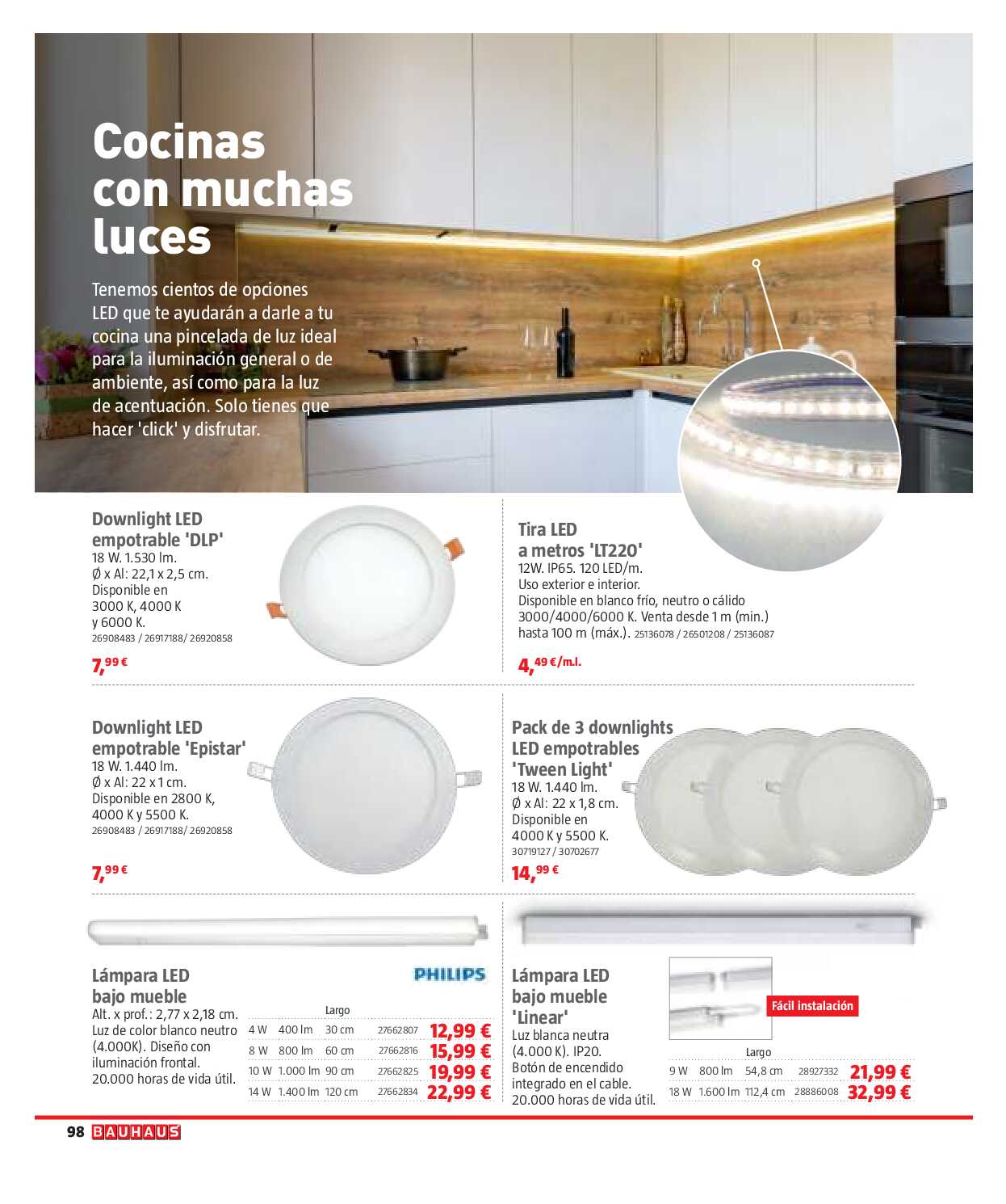 Reformas baños y cocina Bauhaus. Página 98