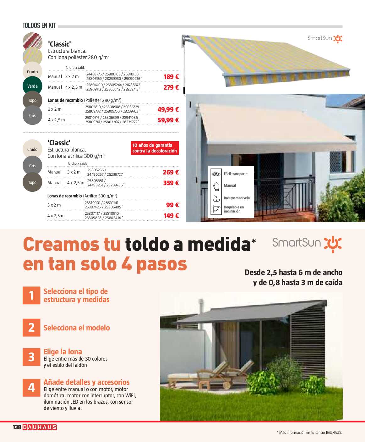Verano. Jardín, terraza, balcón Bauhaus. Página 138