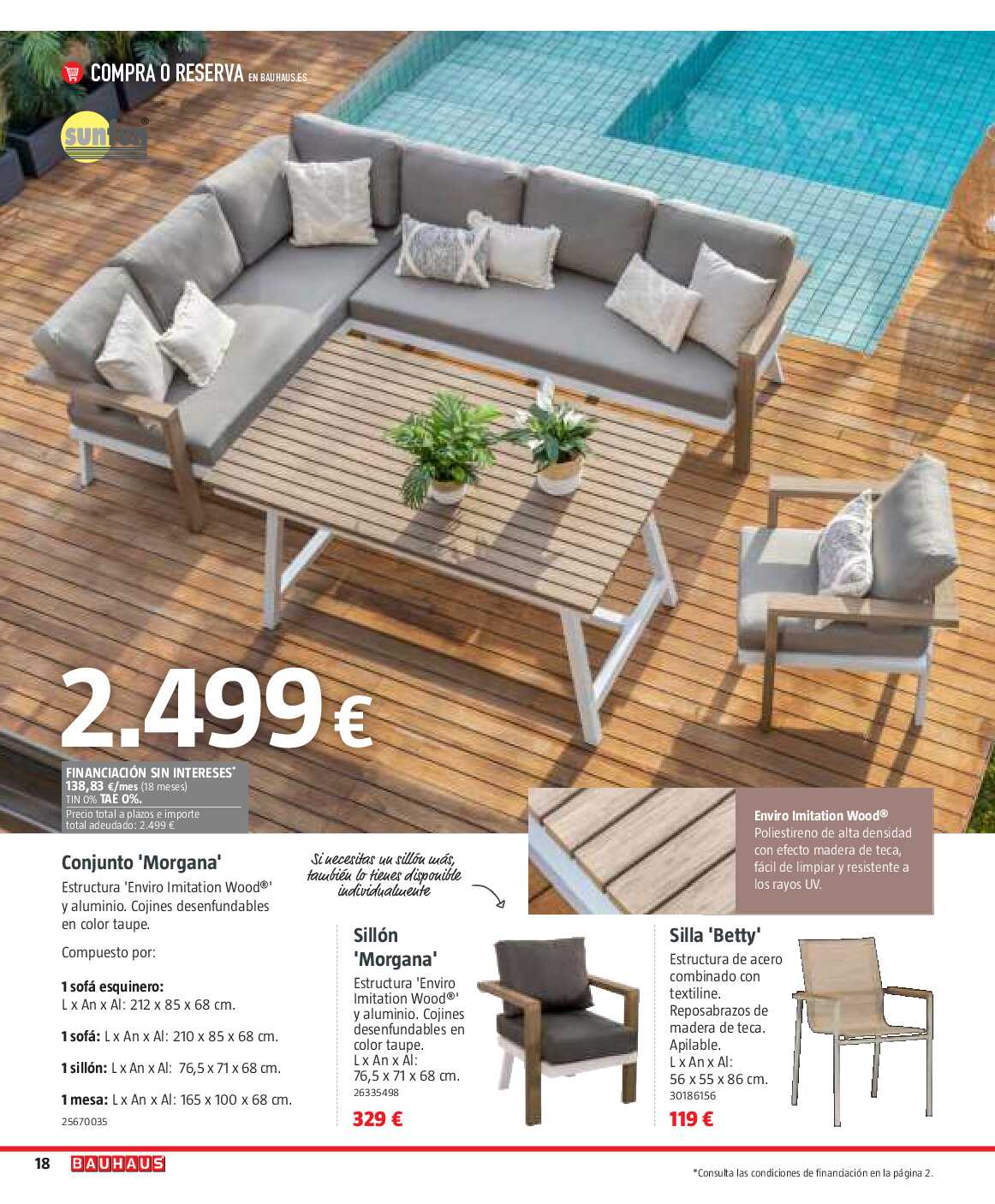 Verano. Jardín, terraza, balcón Bauhaus. Página 18